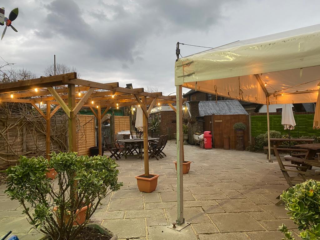 Blacksmiths_Arms_Patio_1 Our patio at dusk